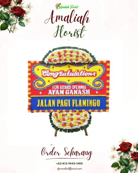 Sewa Papan Bunga Kamasi